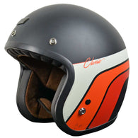 ORIGINE PRIMO CLASSIC VINTAGE - OPEN FACE MATT BLACK - ORGANGE - WHITE