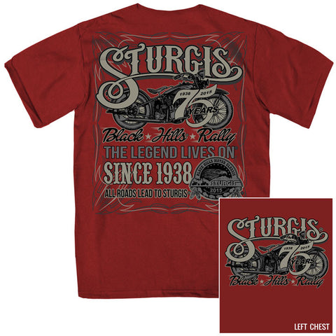 STURGIS SIMPLE LABEL DOUBLE SIDED