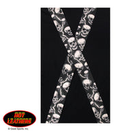 LIGHTNING SKULLS SUSPENDERS