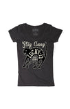 SS LADY STAY AWAY SCOOP NECK - LUCKY 13 SINCE 1991