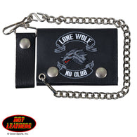 WALLET TRIFOLD LONE WOLF - 4" - LEATHER