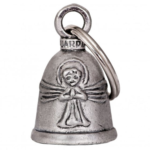 BELL ANGEL  GUARDIAN BELL - PEWTER - 1"X1.5"