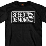 SPEED DEMON FRONT PRINT T-SHIRT - SHORT-SLEEVE MEN T-SHIRTS