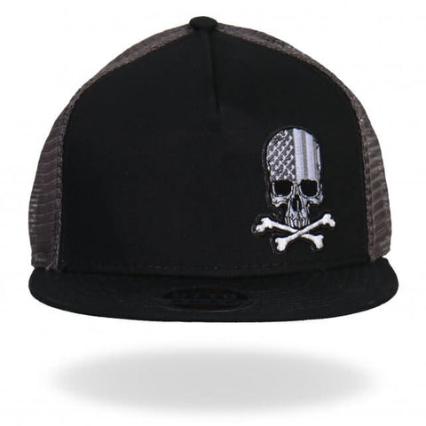 BALL CAP - Snapback Flag Skull