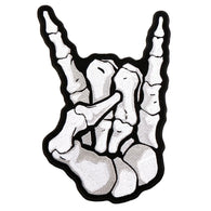 PATCH SKELETON DEVIL HORNS